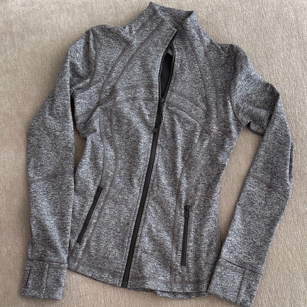 lululemon athletica Heathered Gray Define jacket